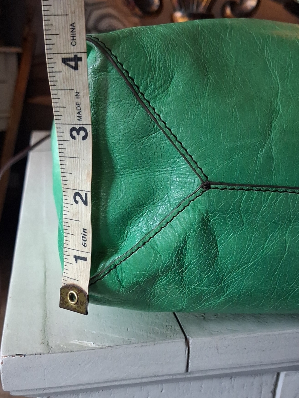 HOBO Emerald Green Leather Tote - Picture 13 of 13